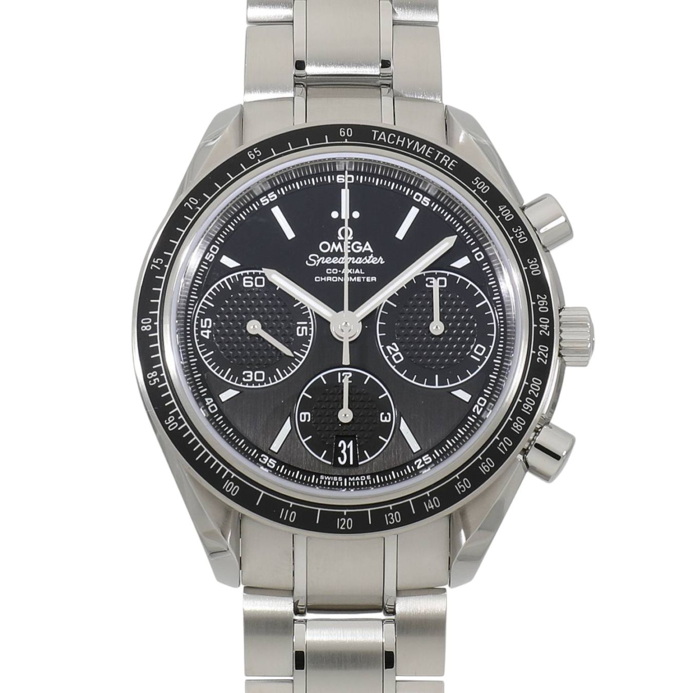 [新品]オメガ スピードマスター レーシング コーアクシャル クロノグラフ 40mm 326.30.40.50.01.001 ブラック メンズ