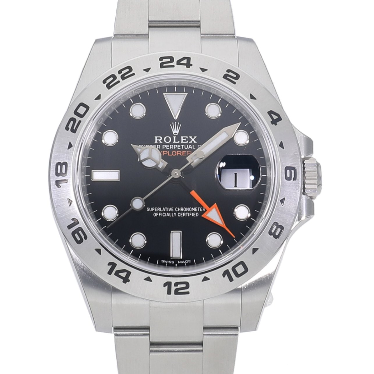 [新品]ロレックス エクスプローラーII ブラック 216570 メンズ