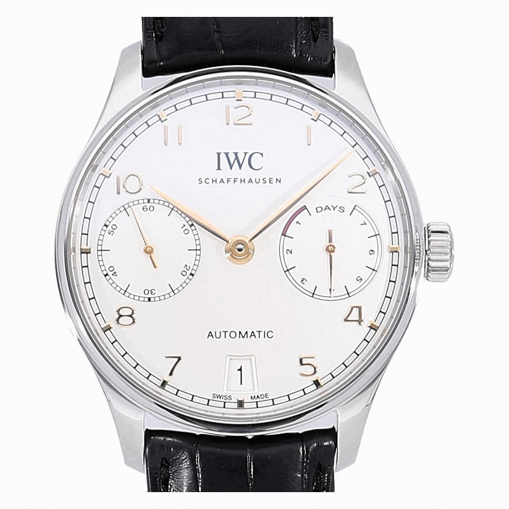 [新品]IWC ポルトギーゼ オートマティック 7デイズ パワーリザーブ 金針 IW500704 メンズ