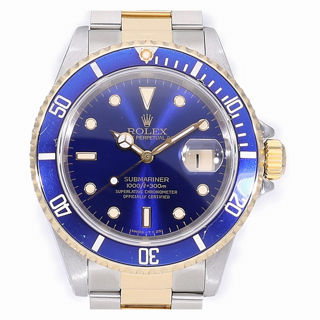 [中古]ロレックス サブマリーナー デイト バイオレット/パープル トリチウム 16613 E番 メンズ