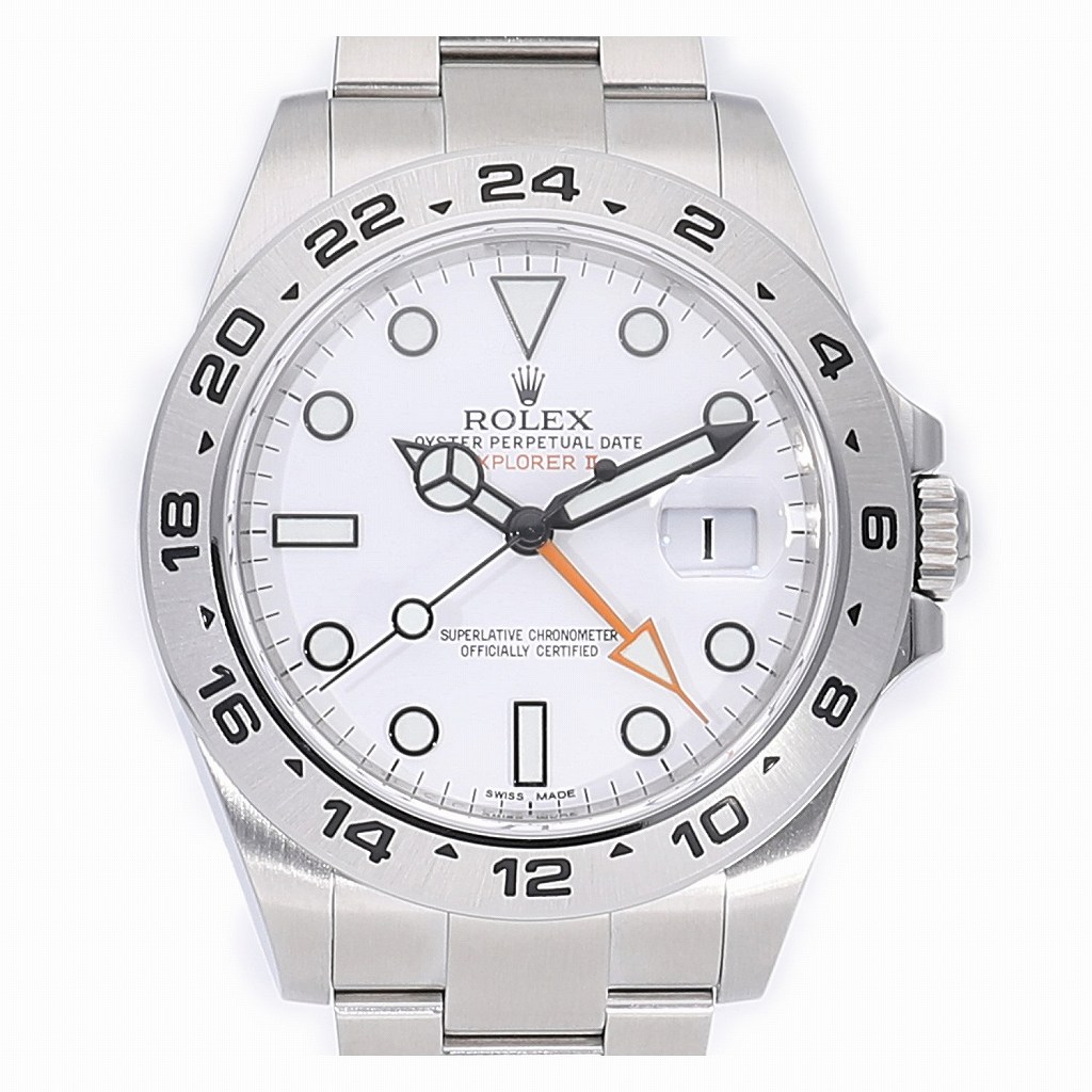[中古]ロレックス エクスプローラーII ホワイト 216570 ランダム メンズ