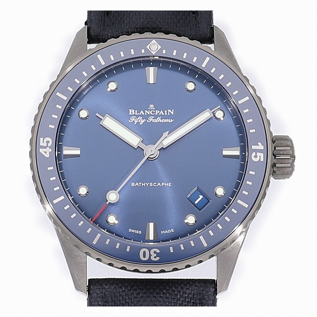 [新品]ブランパン フィフティーファゾムズ バチスカーフ 5000-0240-O52A メンズ