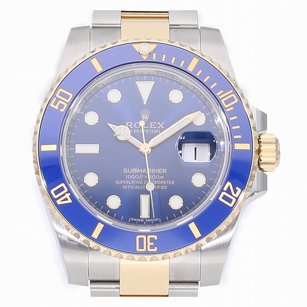 [未使用]ロレックス サブマリーナー デイト ブルー 116613LB ランダム番 メンズ