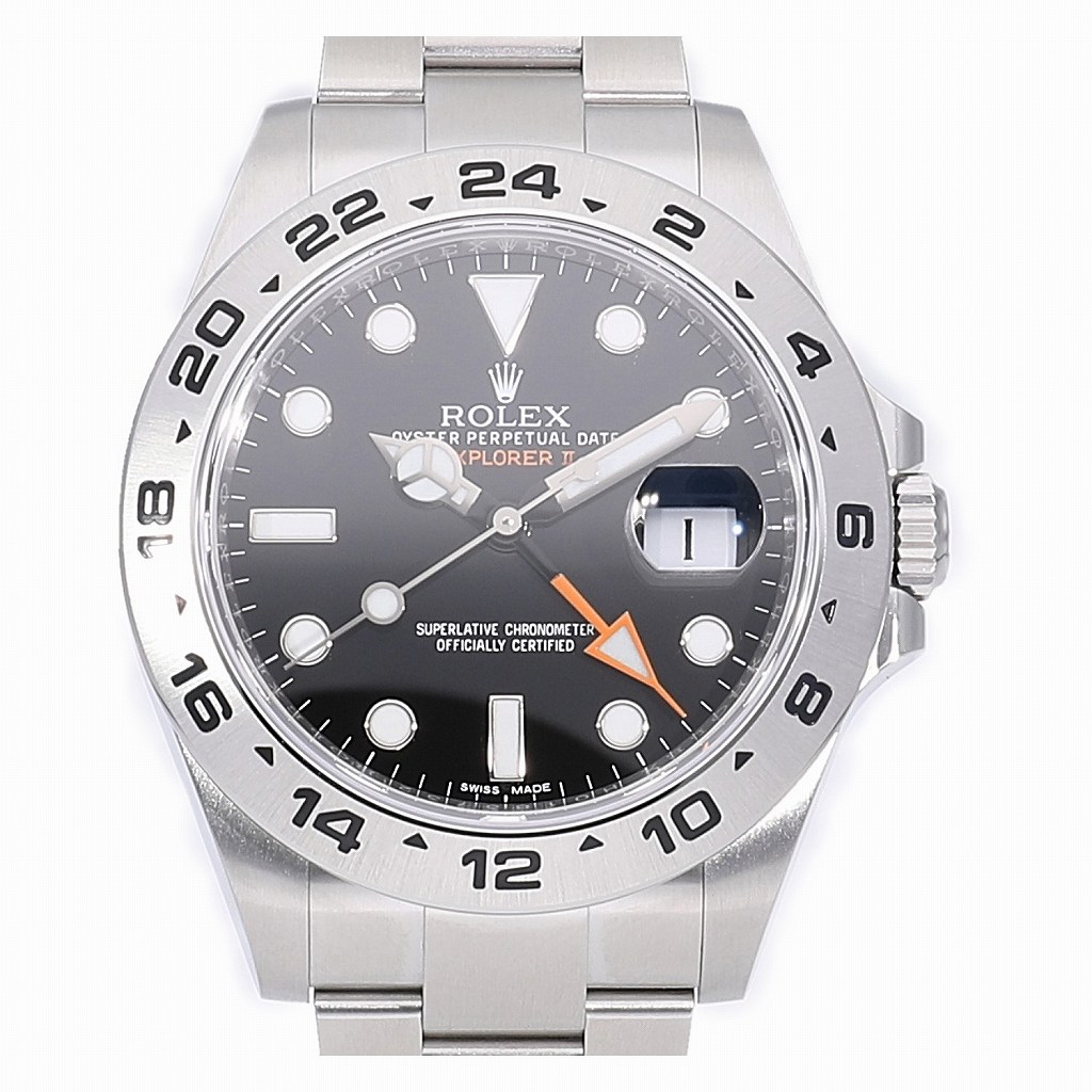 [中古]ロレックス エクスプローラーII ブラック 216570 ランダム番 メンズ