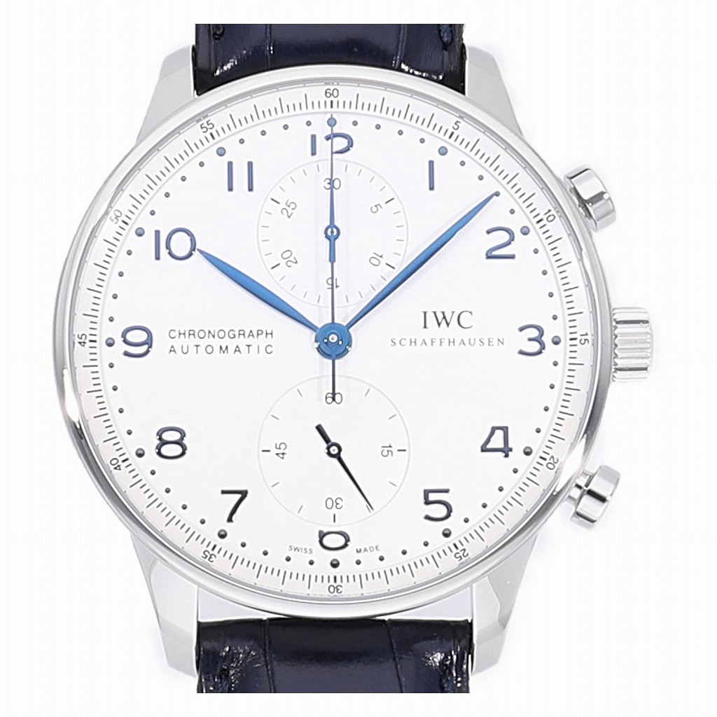 [未使用]IWC ポルトギーゼ クロノグラフ 青針 IW371446 メンズ