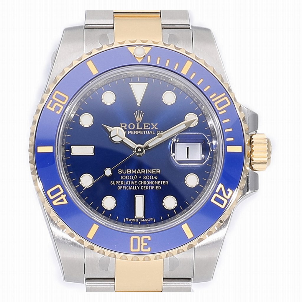 [未使用]ロレックス サブマリーナー デイト ブルー 116613LB ランダム メンズ