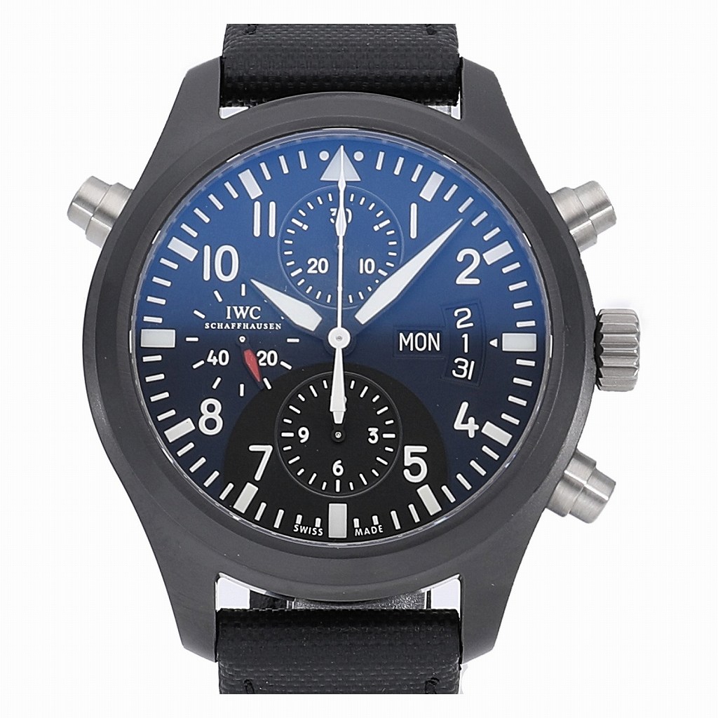 [中古]IWC パイロットウォッチ ダブルクロノグラフ 1000本限定モデル IW378601 メンズ
