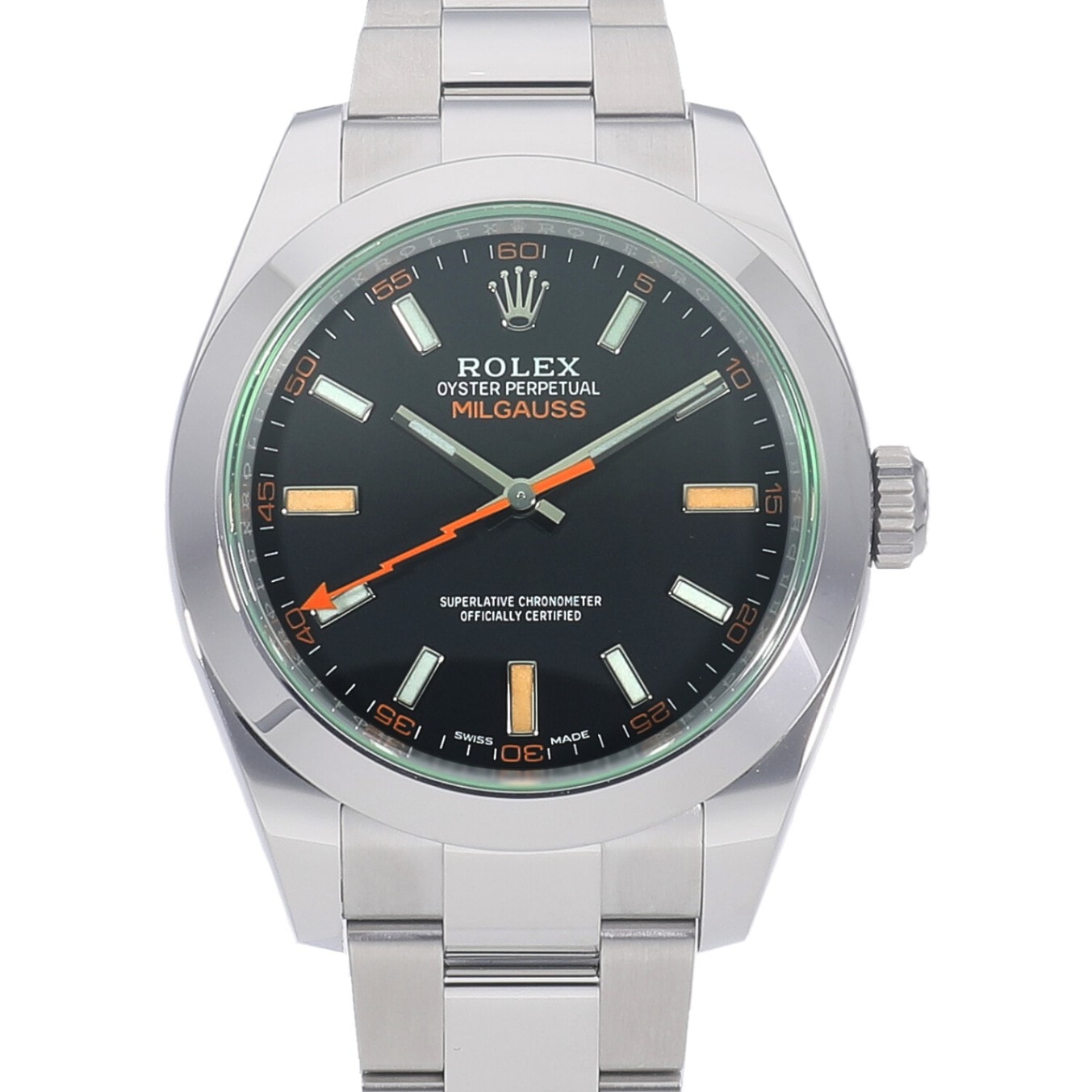 [新品]ロレックス ミルガウス 116400GV メンズ