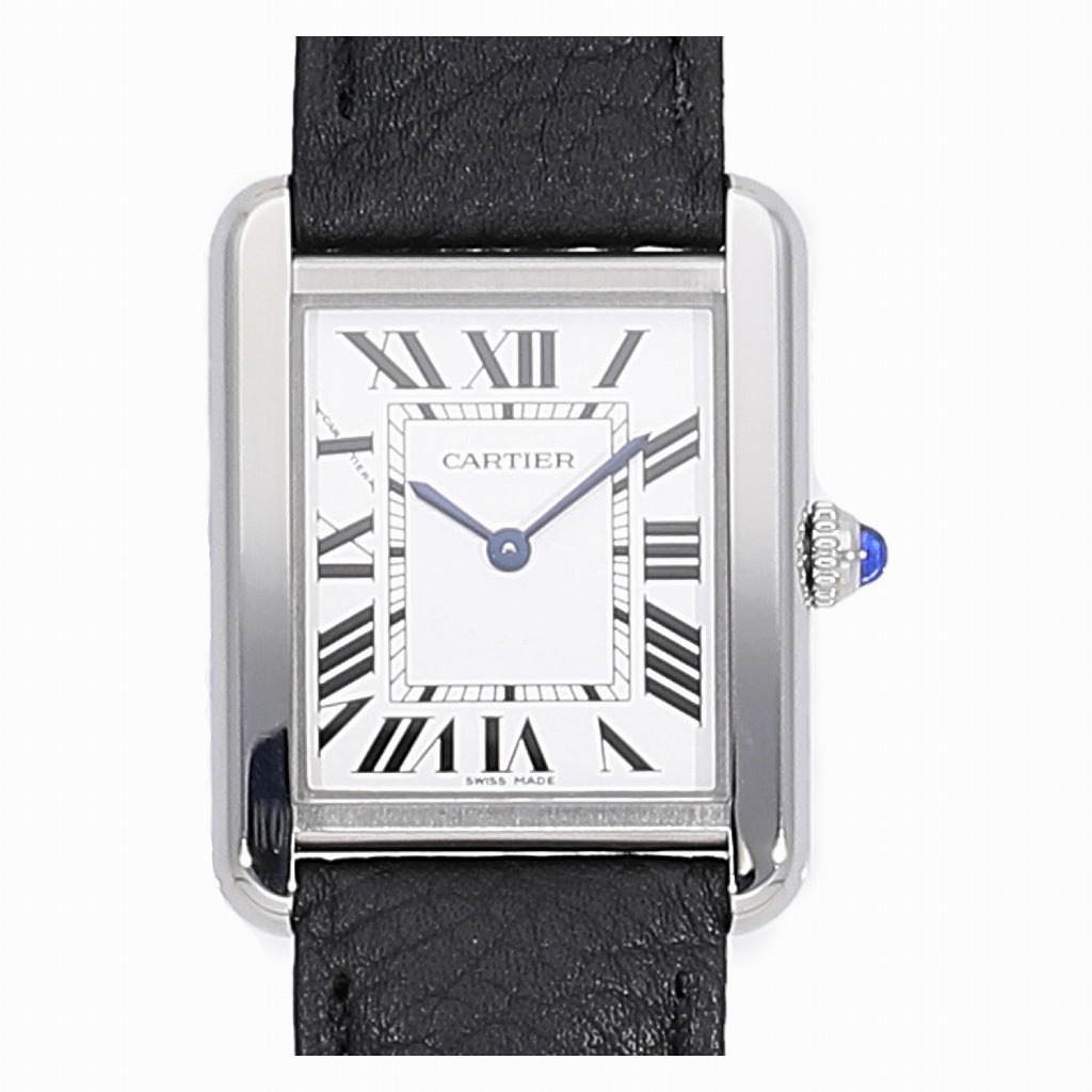 [新品]カルティエ タンクソロ SM WSTA0030 シルバー レディース