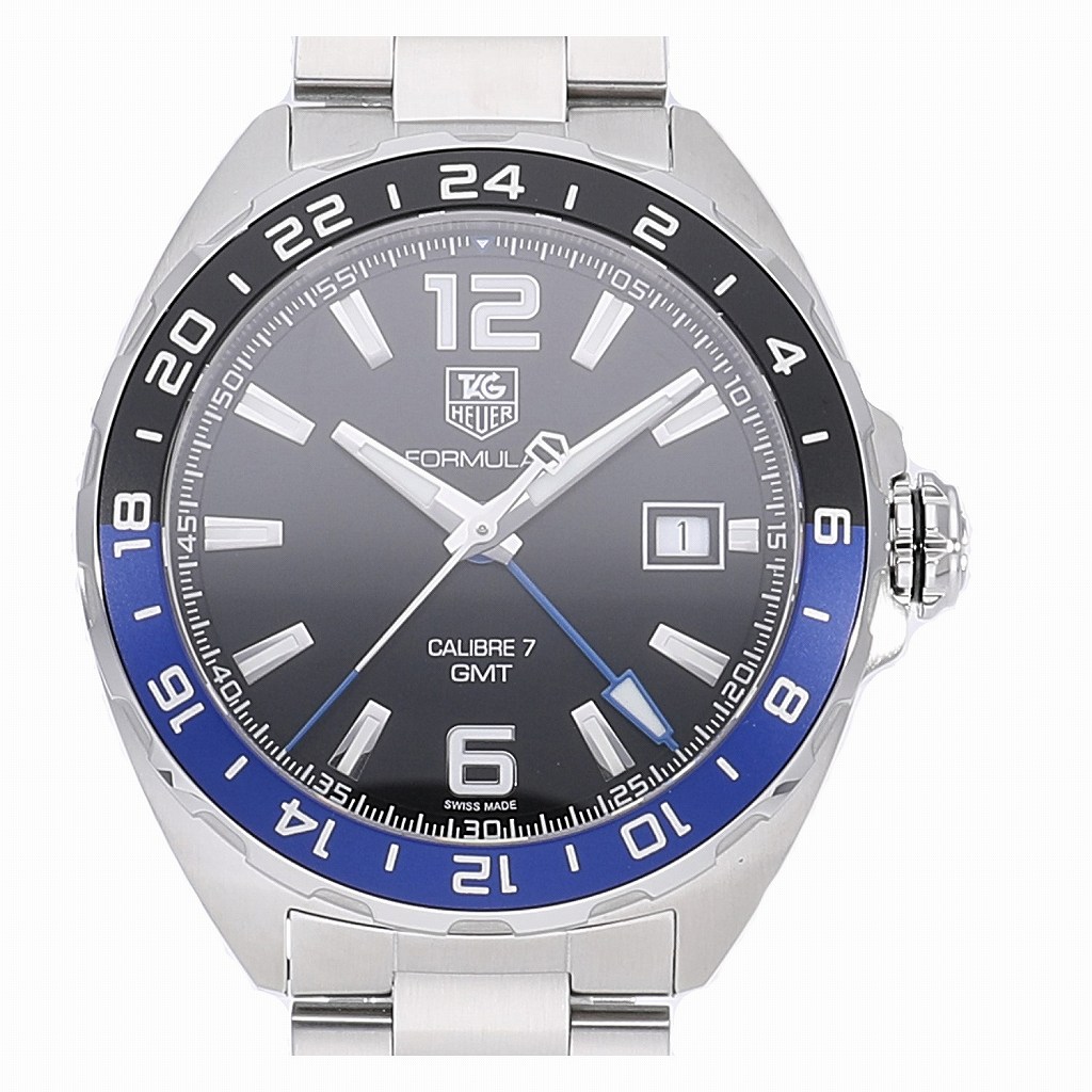 [新品]タグホイヤー フォーミュラー1 キャリバー7 ツインタイム WAZ211A.BA0875 メンズ