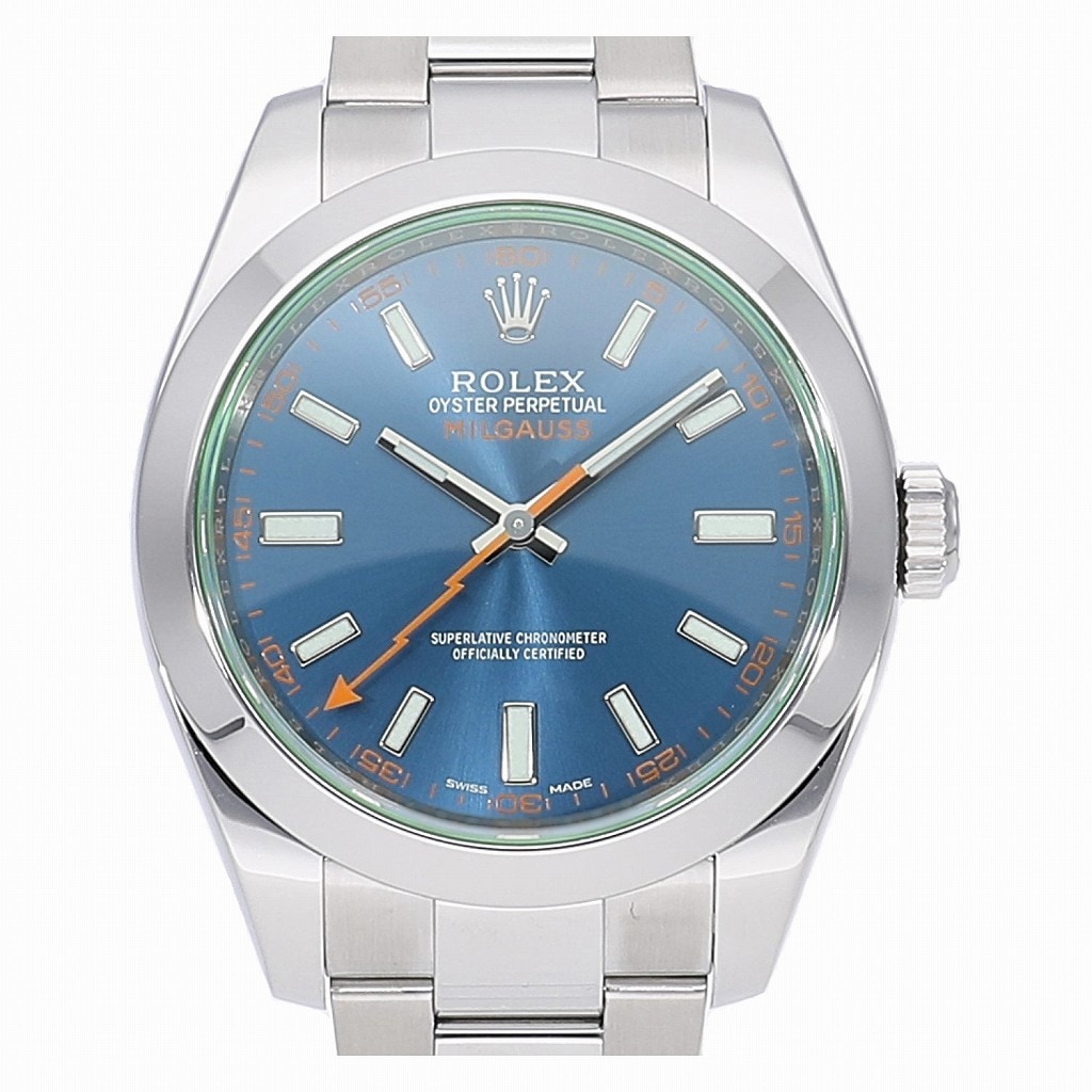 [中古]ロレックス ミルガウス Zブルー 116400GV ランダム メンズ