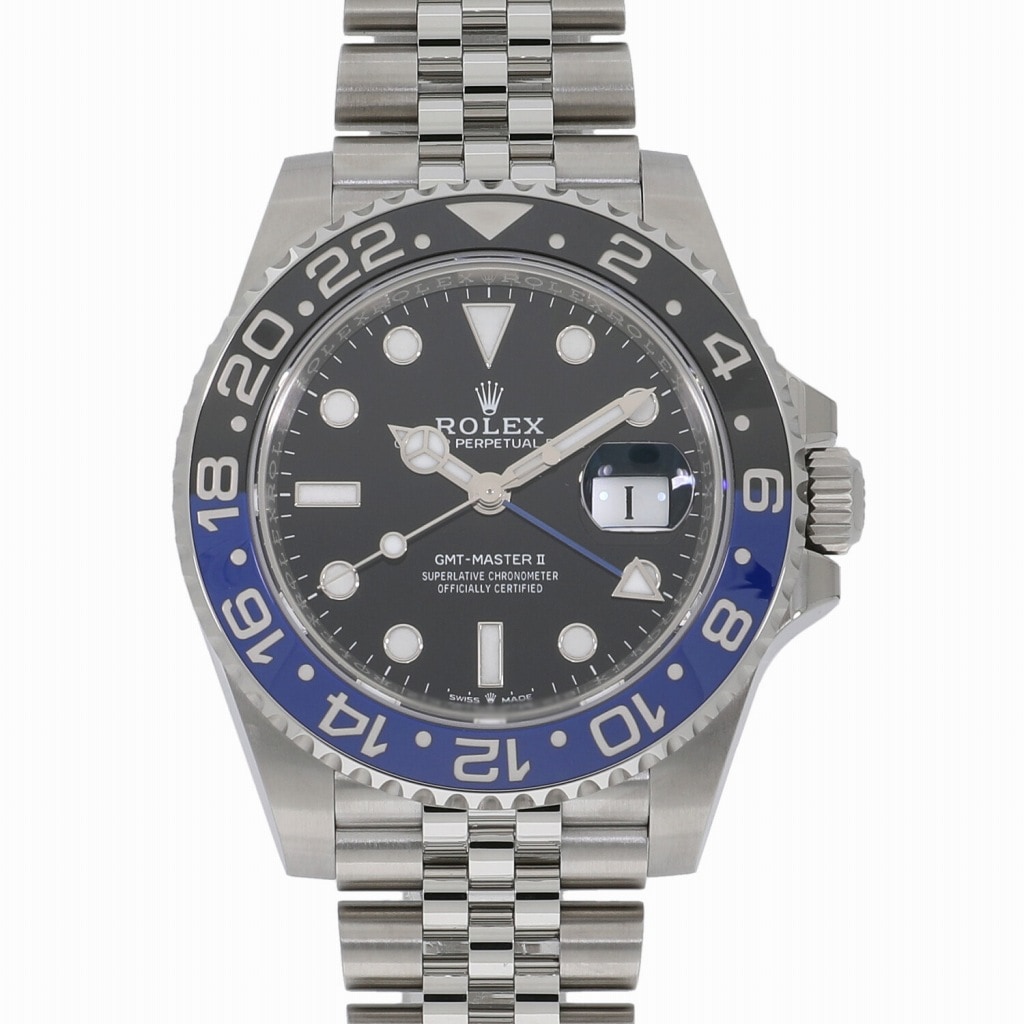[新品]ロレックス GMTマスターII 126710BLNR ブラック メンズ