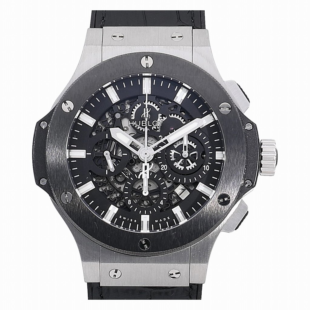 [中古]ウブロ ビッグバン アエロバン スチールセラミック 311.SM.1170.GR メンズ