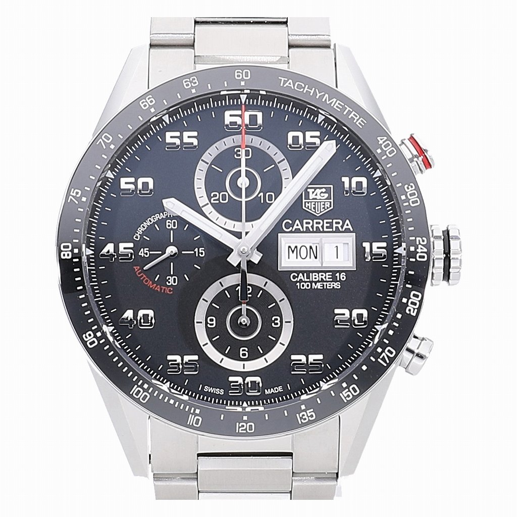 [新品]タグホイヤー カレラ クロノグラフ キャリバー16 デイデイト CV2A1R.BA0799 メンズ