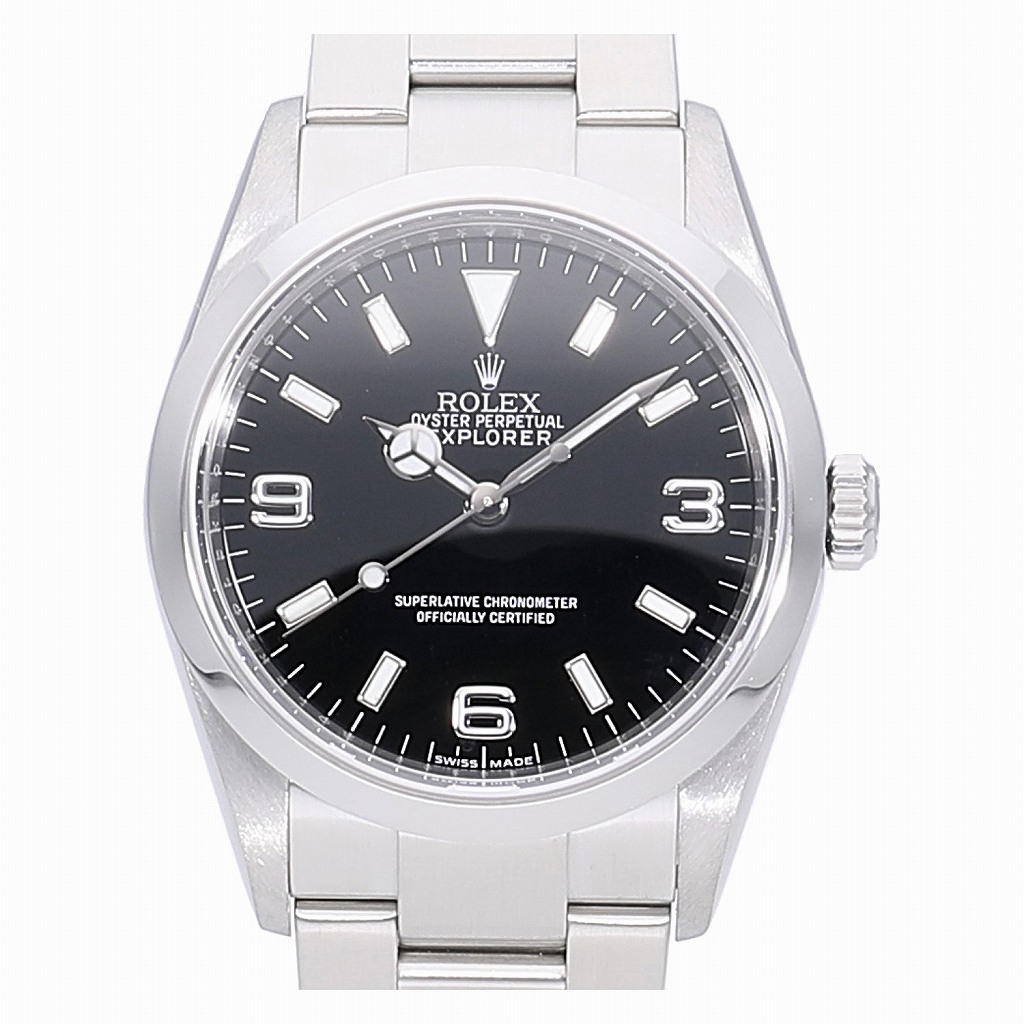 [中古]ロレックス エクスプローラー I ブラック 114270 V番 メンズ