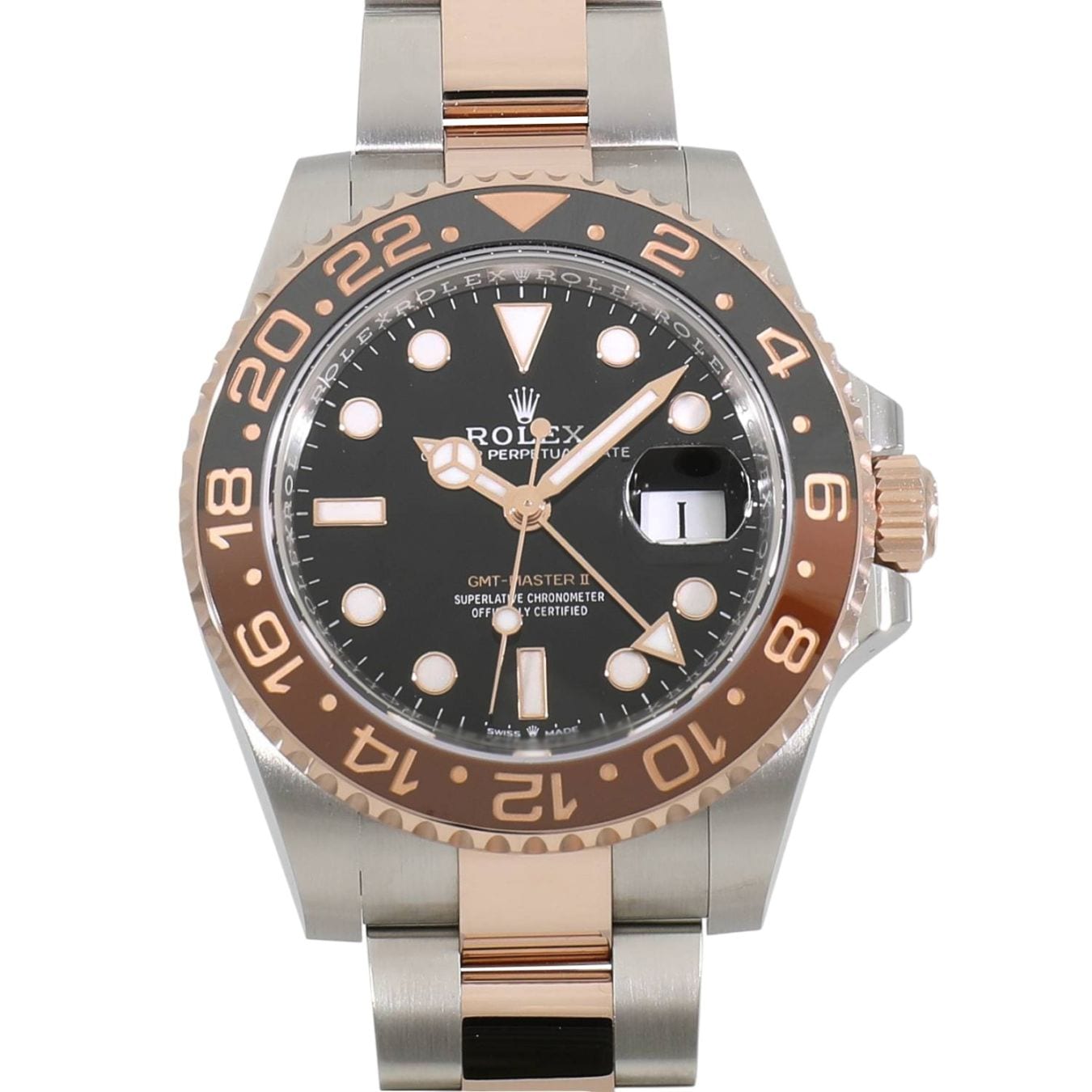 [新品]ロレックス GMTマスター II 126711CHNR ブラック メンズ