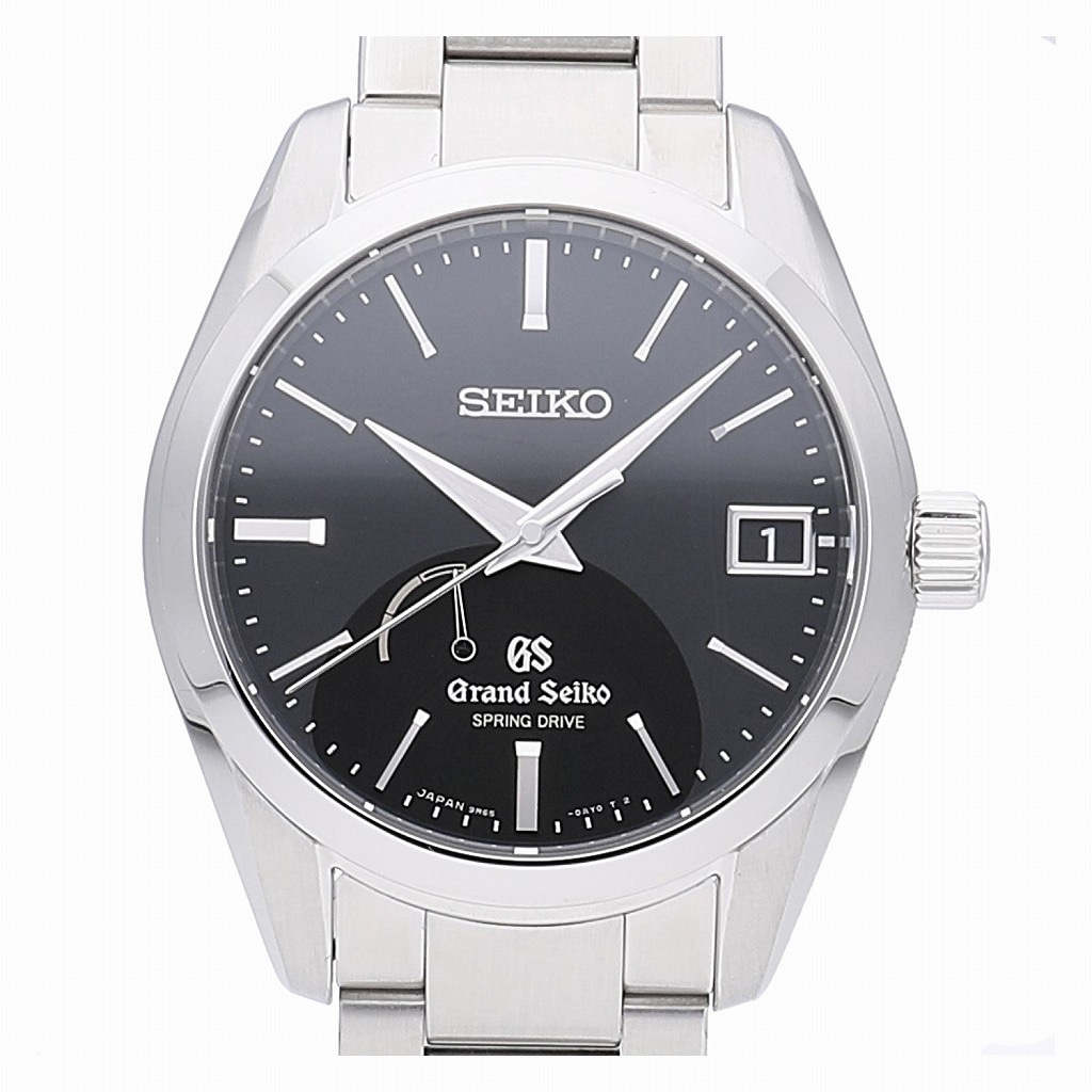 美品　SBGA085 SEIKO グランドセイコー スプリングドライブ 9R65 グランドセイコー 9Rスプリングドライブ 黒 39MM SBGA085