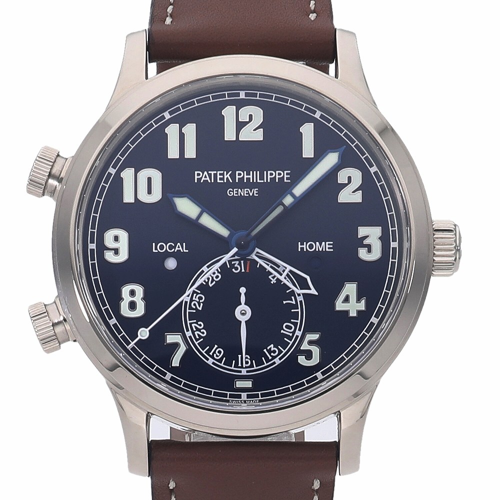 [中古]パテックフィリップ カラトラバ パイロット トラベルタイム 5524G-001 メンズ