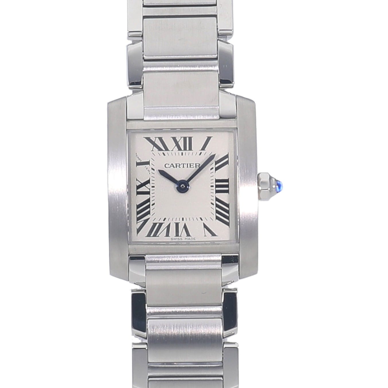 [新品]カルティエ タンクフランセーズ SM W51008Q3 アイボリー レディース