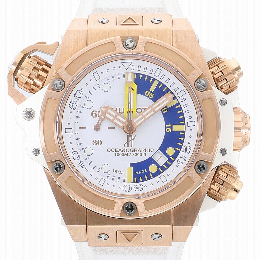 [中古]ウブロ キングパワー オーシャノグラフィック 1000M 100本限定 732.OE.2180.RW メンズ