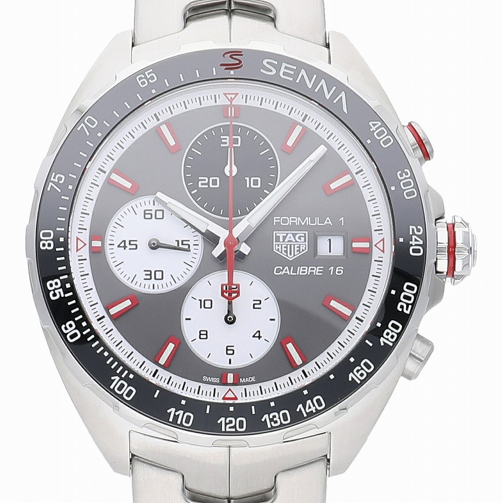 [新品]タグホイヤー フォーミュラーワン キャリバー16 クロノグラフ アイルトンセナ スペシャルエディション CAZ2017.BA0647 メンズ