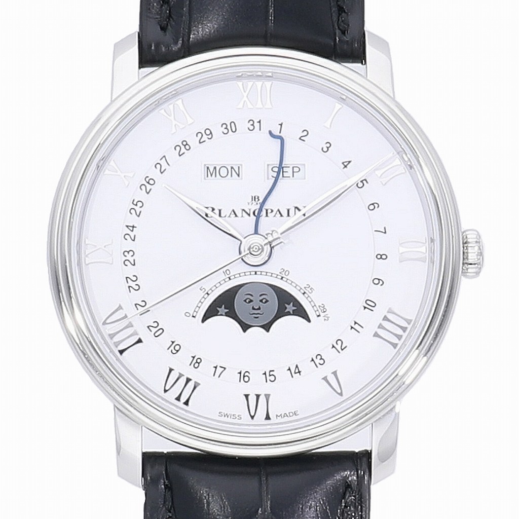 [新品]ブランパン ヴィルレ コンプリートカレンダー ムーンフェイズ 6654-1127-55B メンズ
