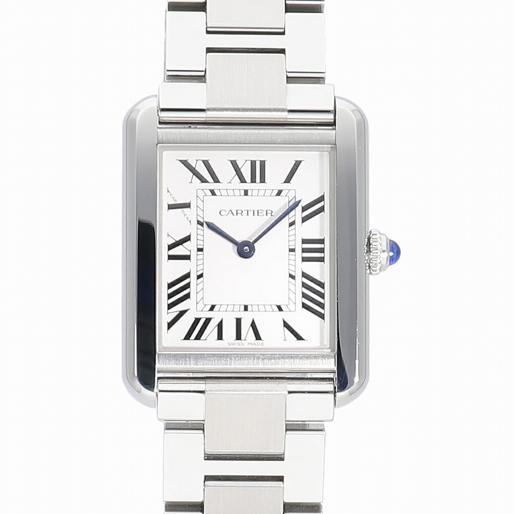 [新品]カルティエ タンクソロ SM W5200013 シルバー レディース