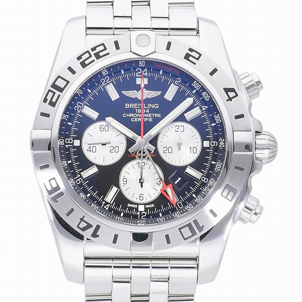 [中古]ブライトリング クロノマット GMT A048B17PA (AB0413) メンズ