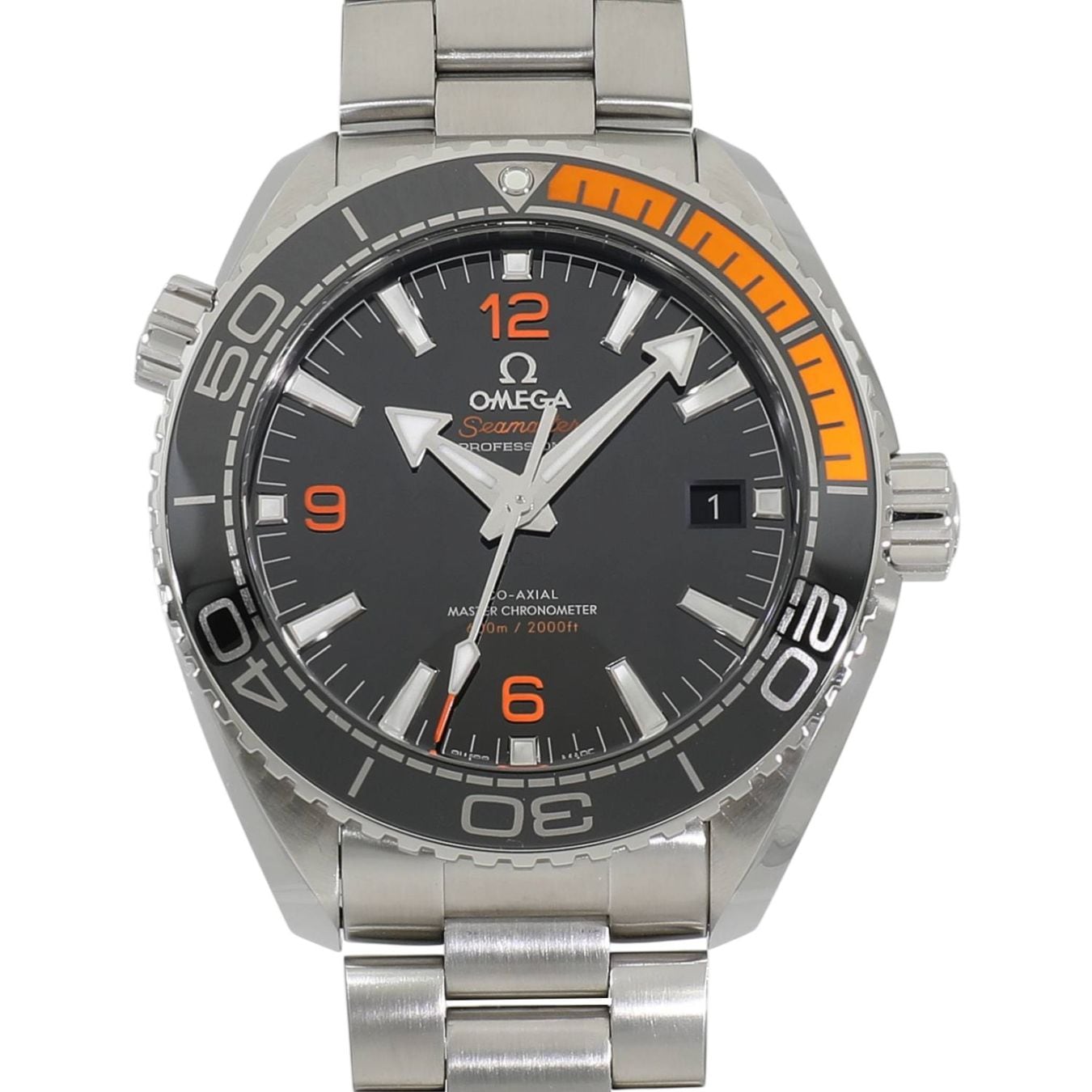 [新品]オメガ シーマスター プラネットオーシャン600m コーアクシャル マスタークロノメーター 215.30.44.21.01.002 ブラック メンズ
