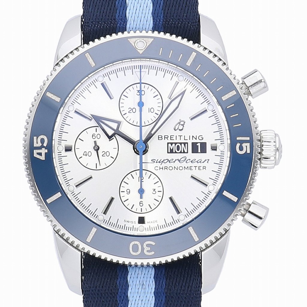 [中古]ブライトリング スーパーオーシャン ヘリテージ II クロノグラフ44 オーシャン コンサーバンシー リミテッドエディション A275G-1CBA (A13313) メンズ