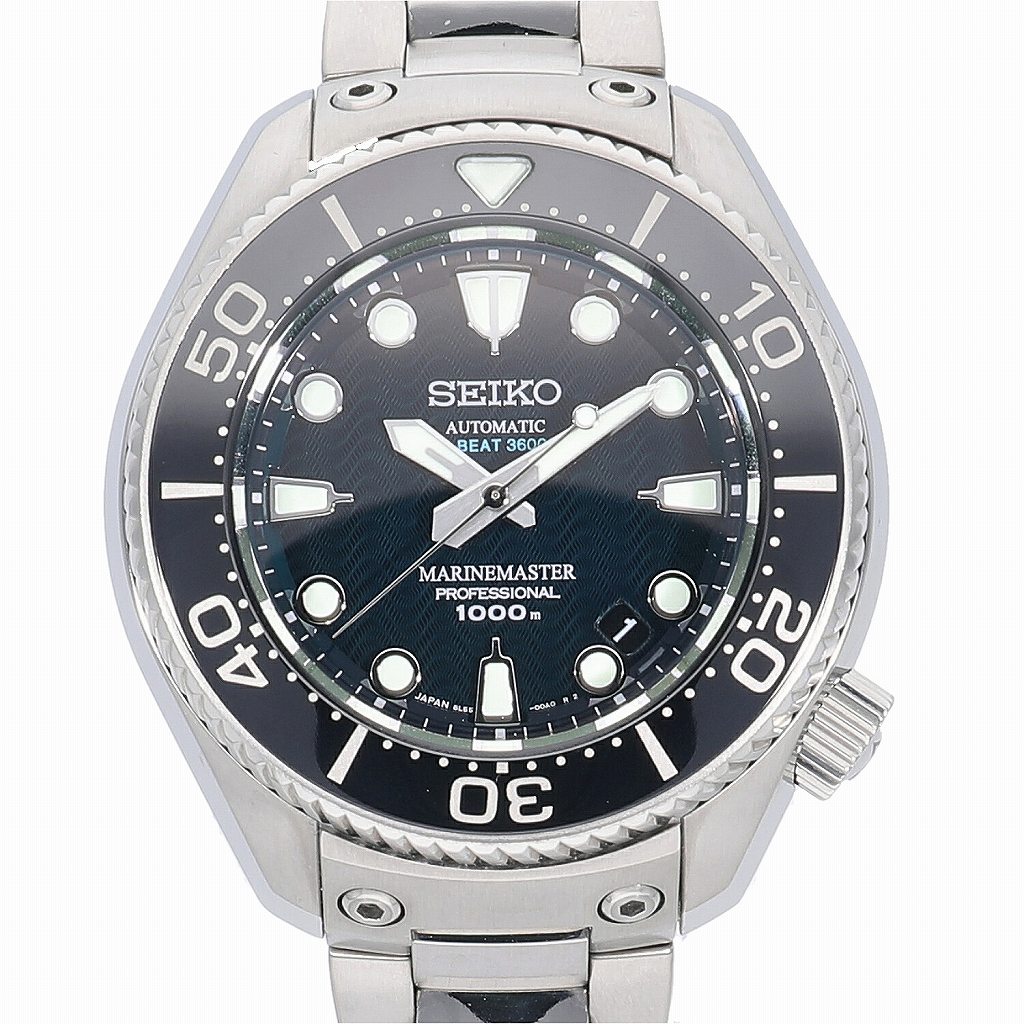 [中古]セイコー プロスペックス マリーンマスター プロフェッショナル国産ダイバーズウオッチ50周年記念限定 JAMSTECスペシャルモデル SBEX003 (8L55-00A0) メンズ