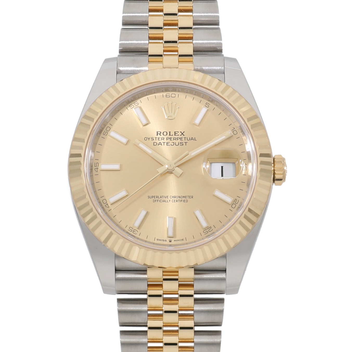 [新品]ロレックス デイトジャスト 41 126333 シャンパン メンズ
