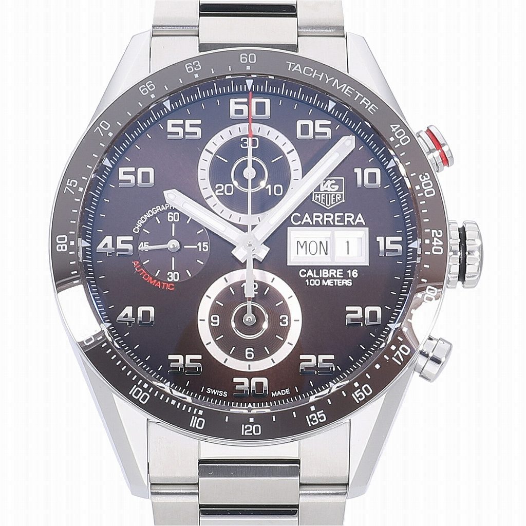 [新品]タグホイヤー カレラ クロノグラフ キャリバー16 デイデイト CV2A1S.BA0799 メンズ