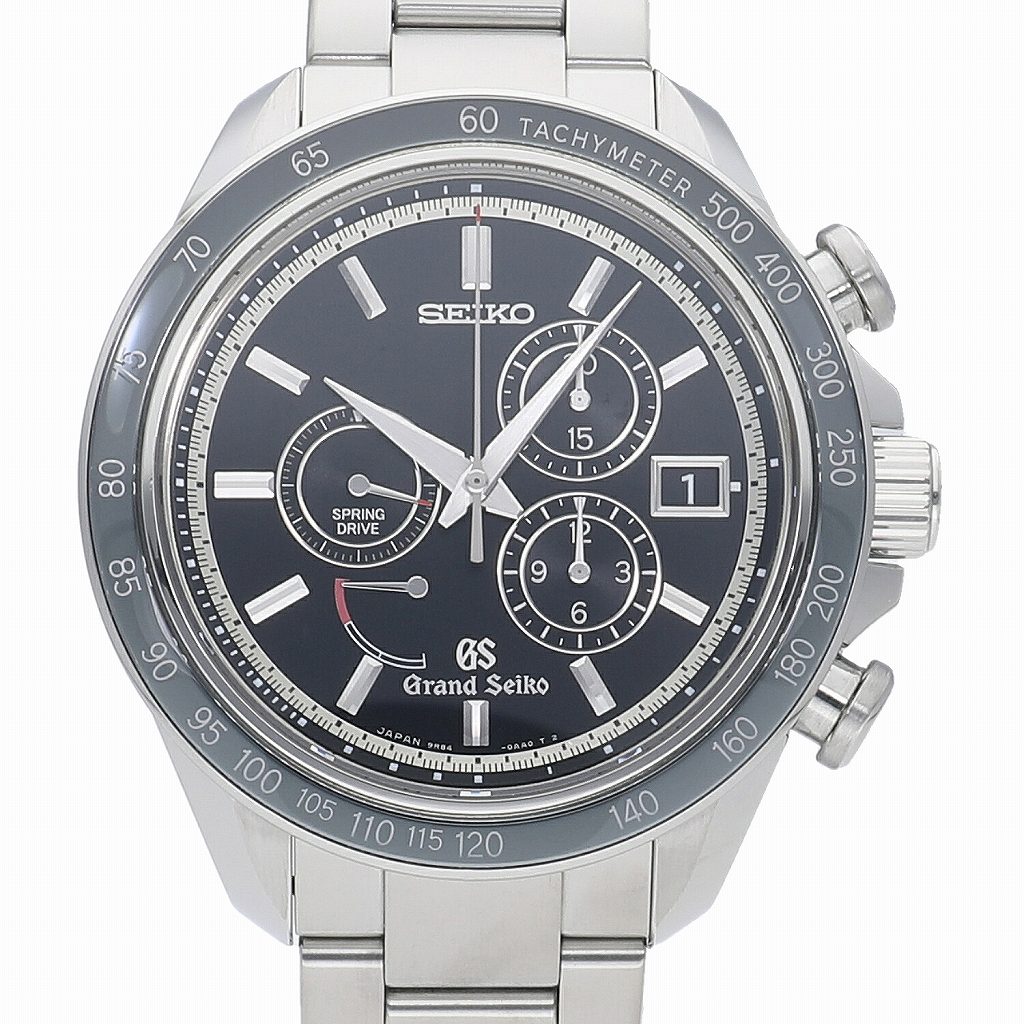 [中古]セイコー グランドセイコー スプリングドライブ クロノグラフ マスターショップ限定 SBGB003 / 9R84-0AA0 メンズ