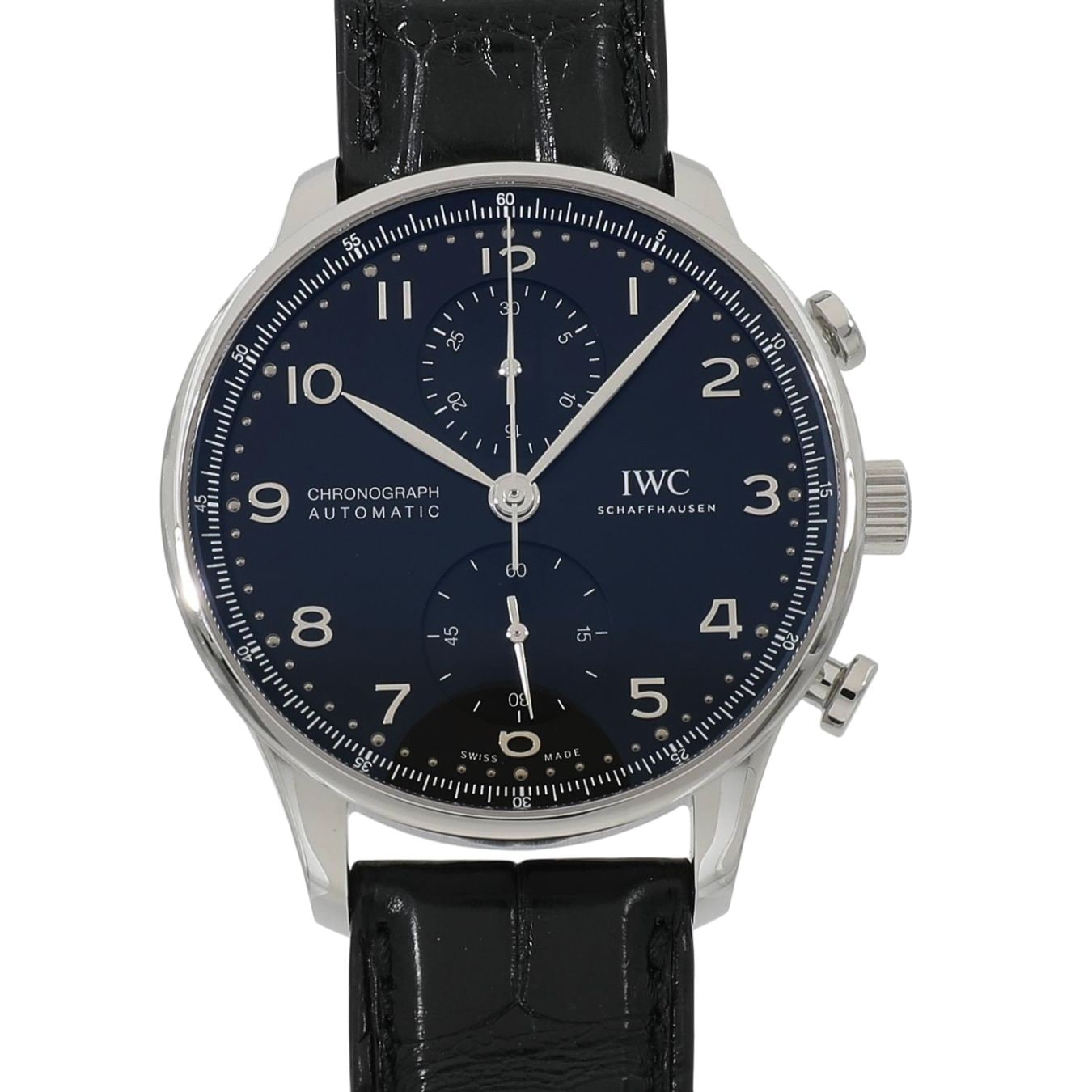 [新品]IWC ポルトギーゼ クロノグラフ IW371609 ブラック メンズ