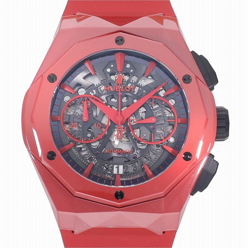 [新品]ウブロ アエロ フュージョン クロノグラフ オーリンスキー レッドマジック 世界限定200本 525.CF.0130.RX.ORL19 メンズ