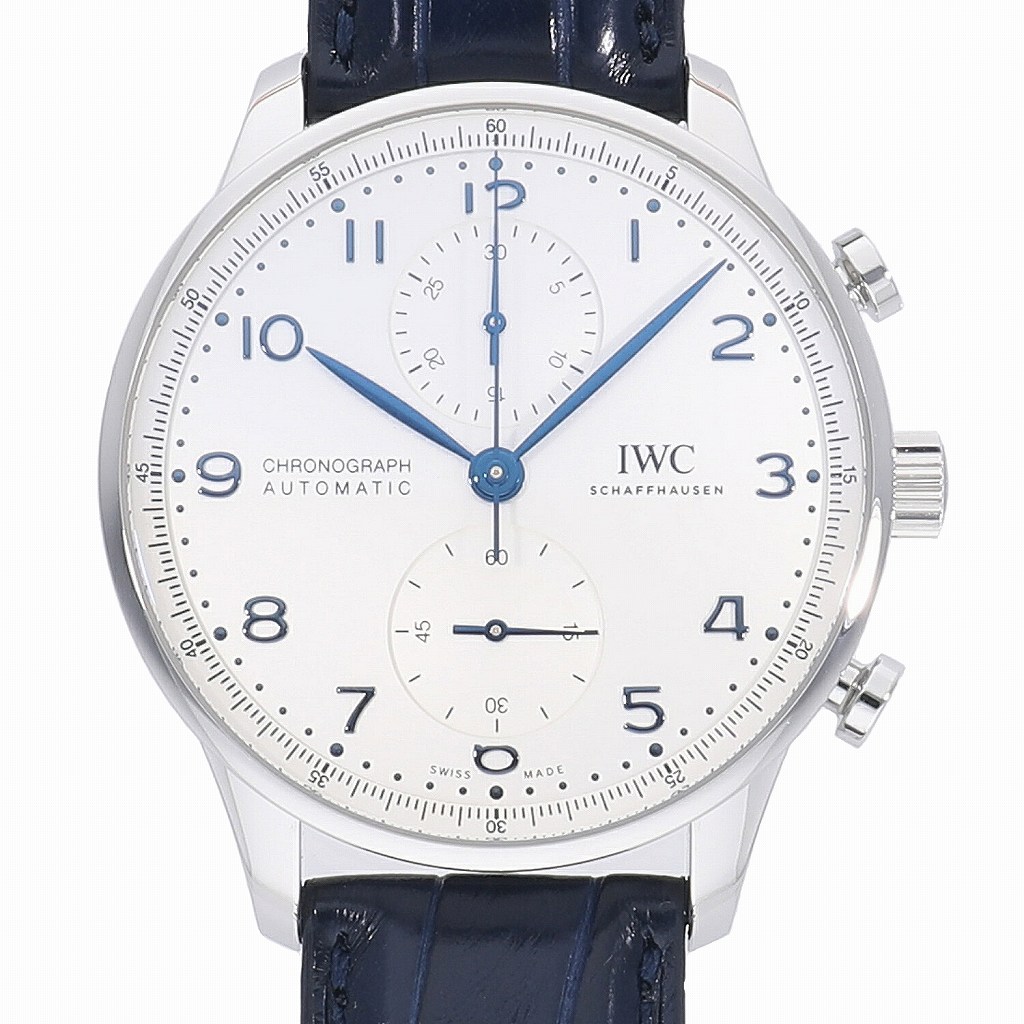 [未使用]IWC ポルトギーゼ クロノグラフ 青針 IW371605 メンズ