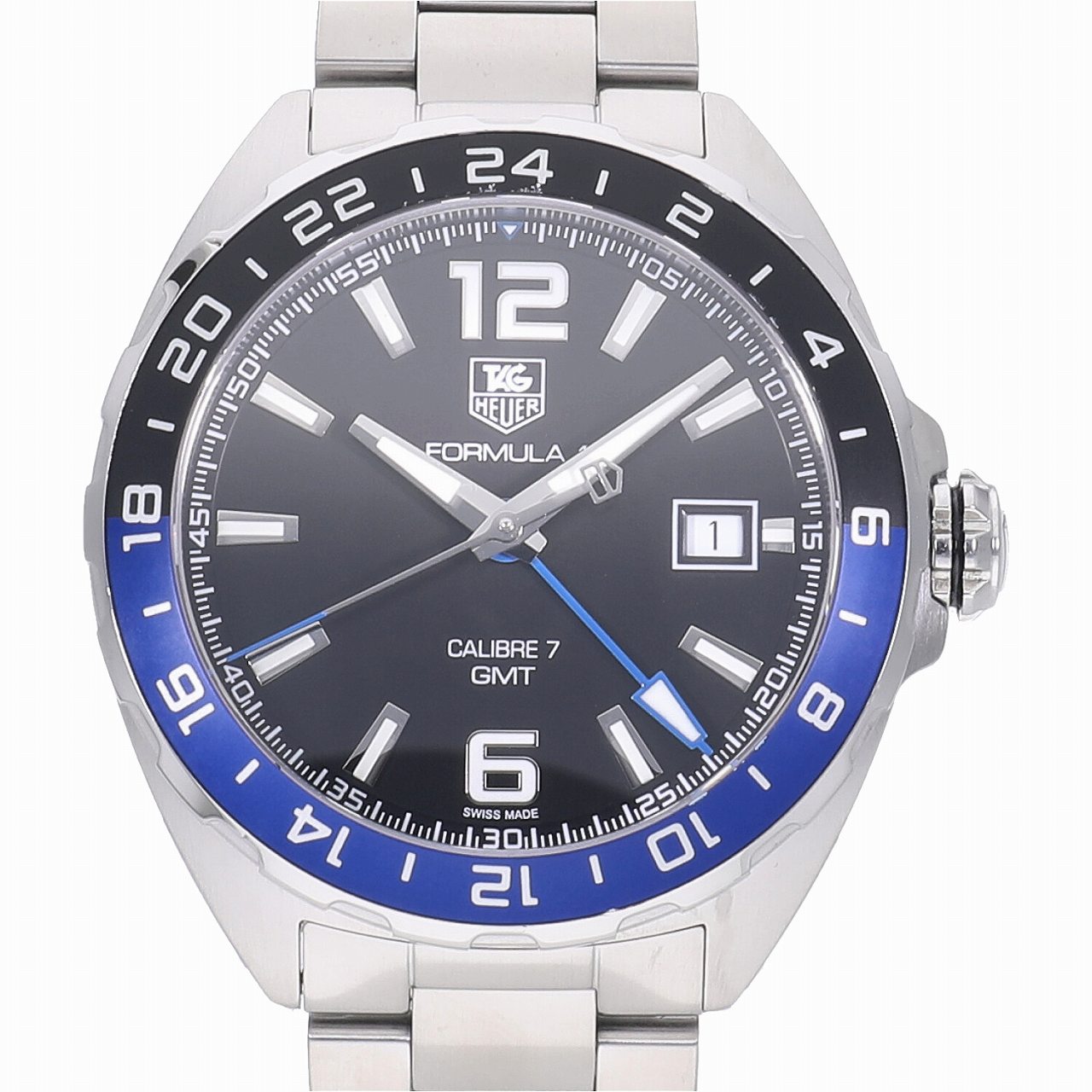 [中古]タグホイヤー フォーミュラー1 キャリバー7 ツインタイム WAZ211A.BA0875 メンズ