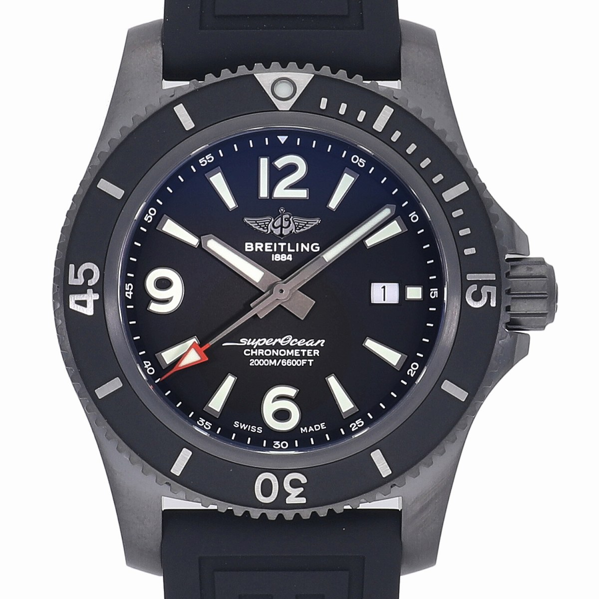 [新品]ブライトリング スーパーオーシャン オートマチック 46 ブラック スチール M296B-1VPB / M17368B71B1S1 メンズ