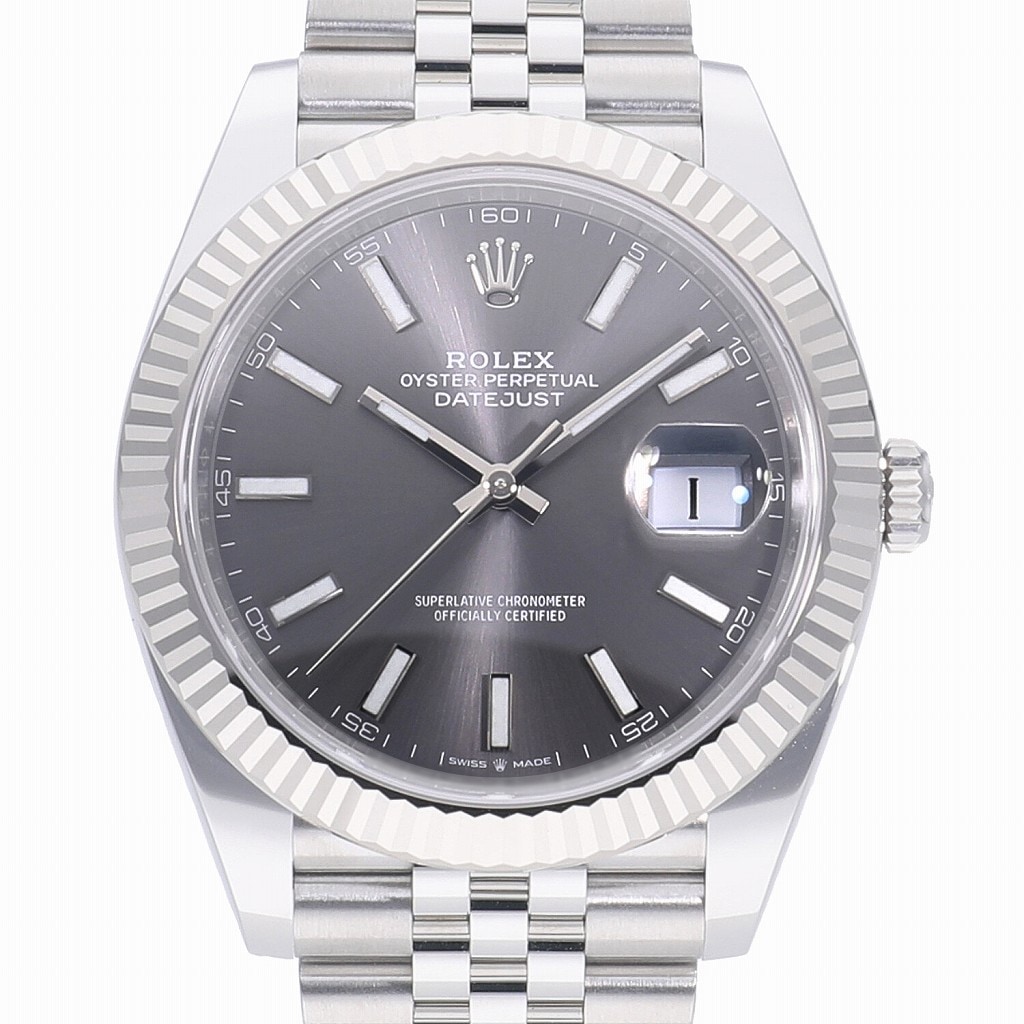[新品]ロレックス デイトジャスト 41 126334 スレート メンズ