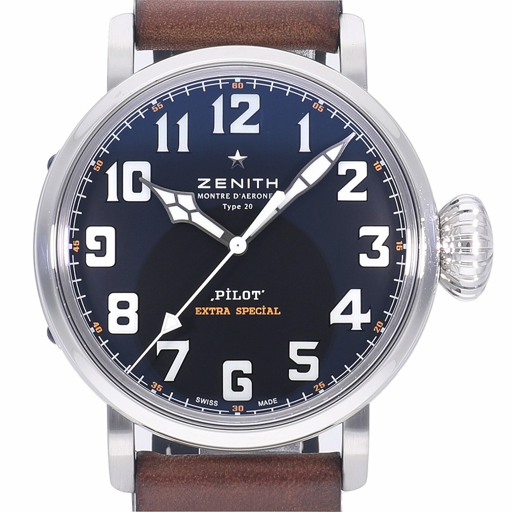 [中古]ゼニス パイロット タイプ20 エクストラスペシャル 03.2430.3000/21.C738 メンズ