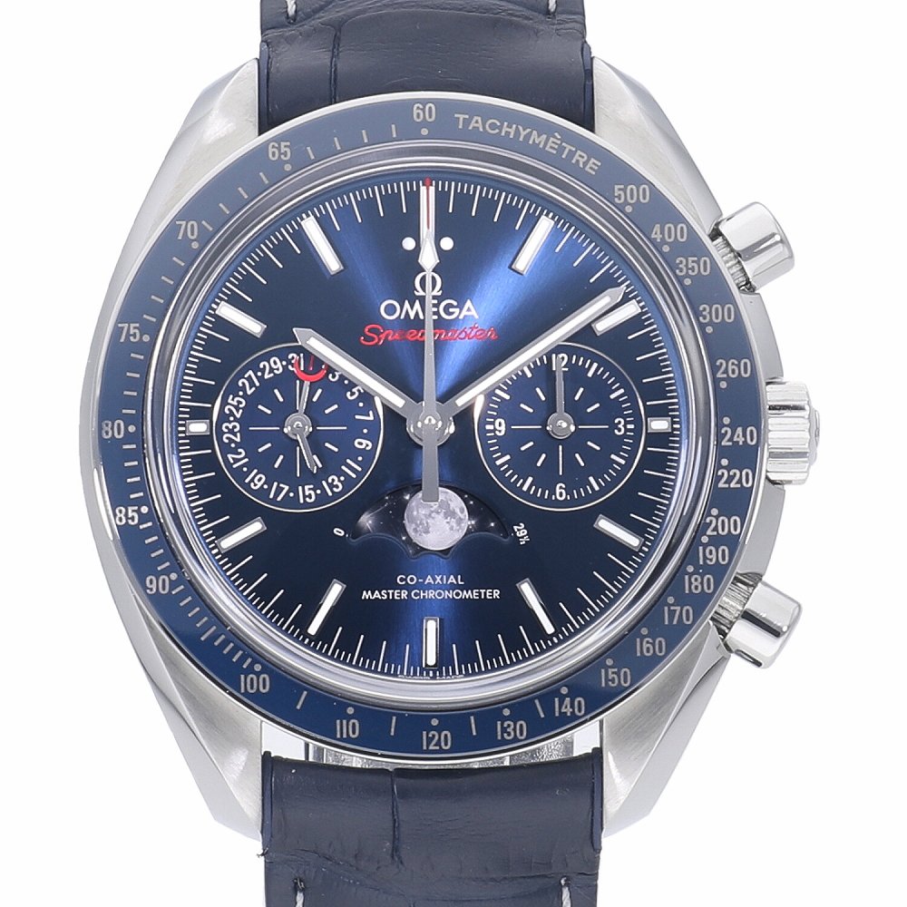 [未使用]オメガ スピードマスター ムーンウォッチ コーアクシャル マスタークロノメーター ムーンフェイズ クロノグラフ 304.33.44.52.03.001 メンズ
