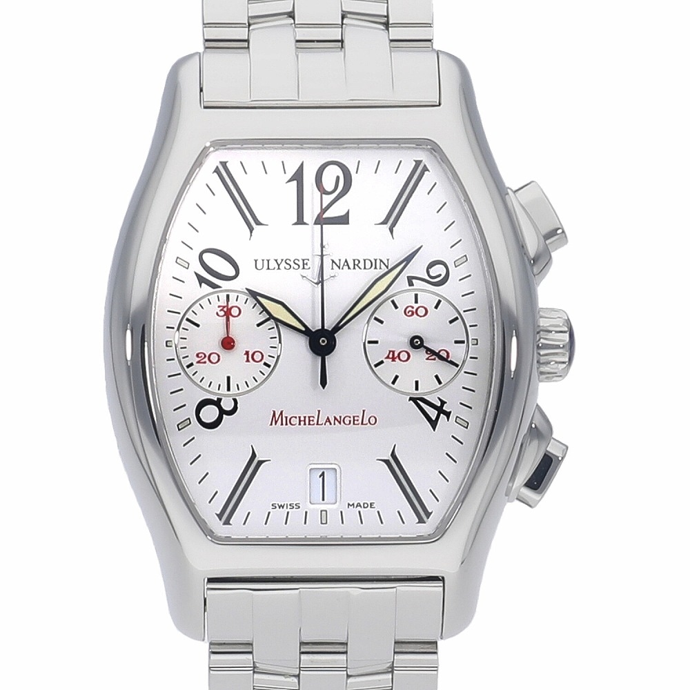 [中古]ユリスナルダン ミケランジェロ クロノグラフ 563-42-7 メンズ