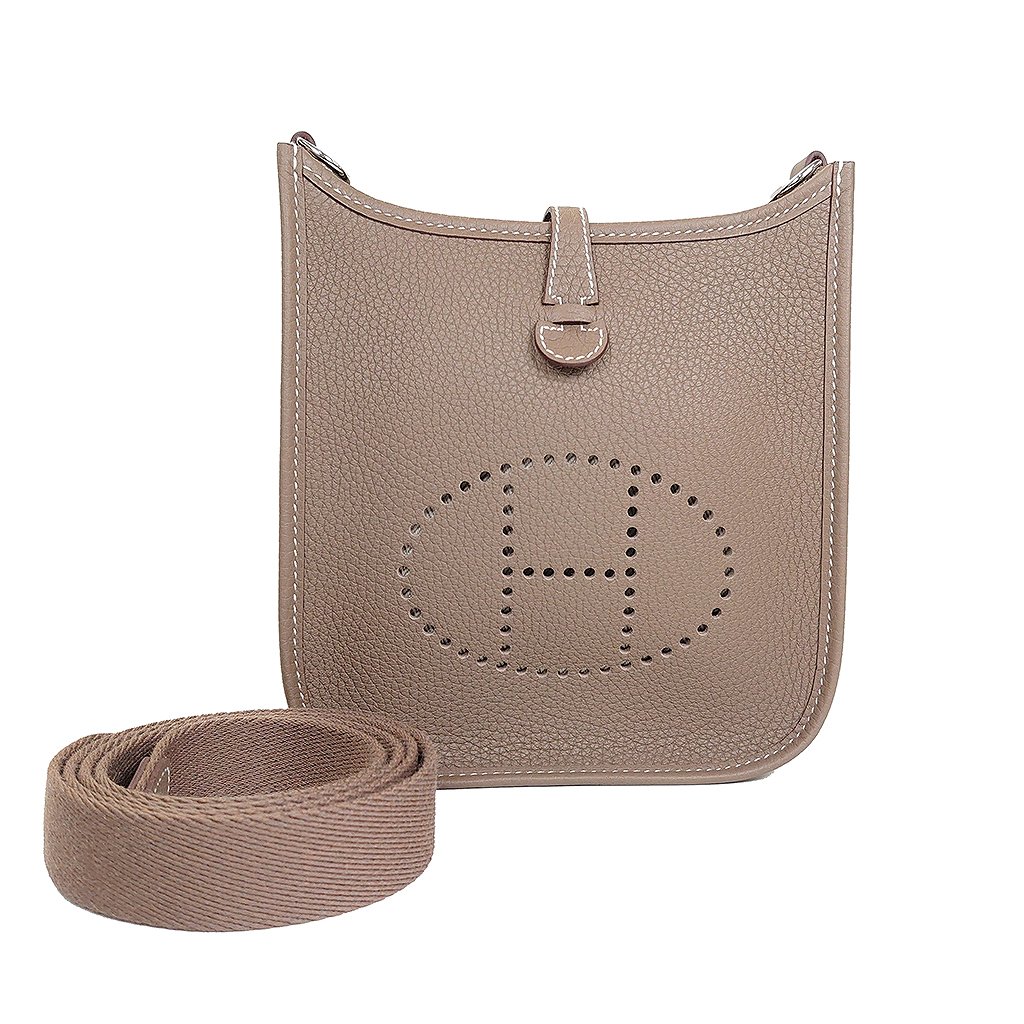 [新品]エルメス エヴリンTPM トリヨンモーリス エトゥープ シルバー金具