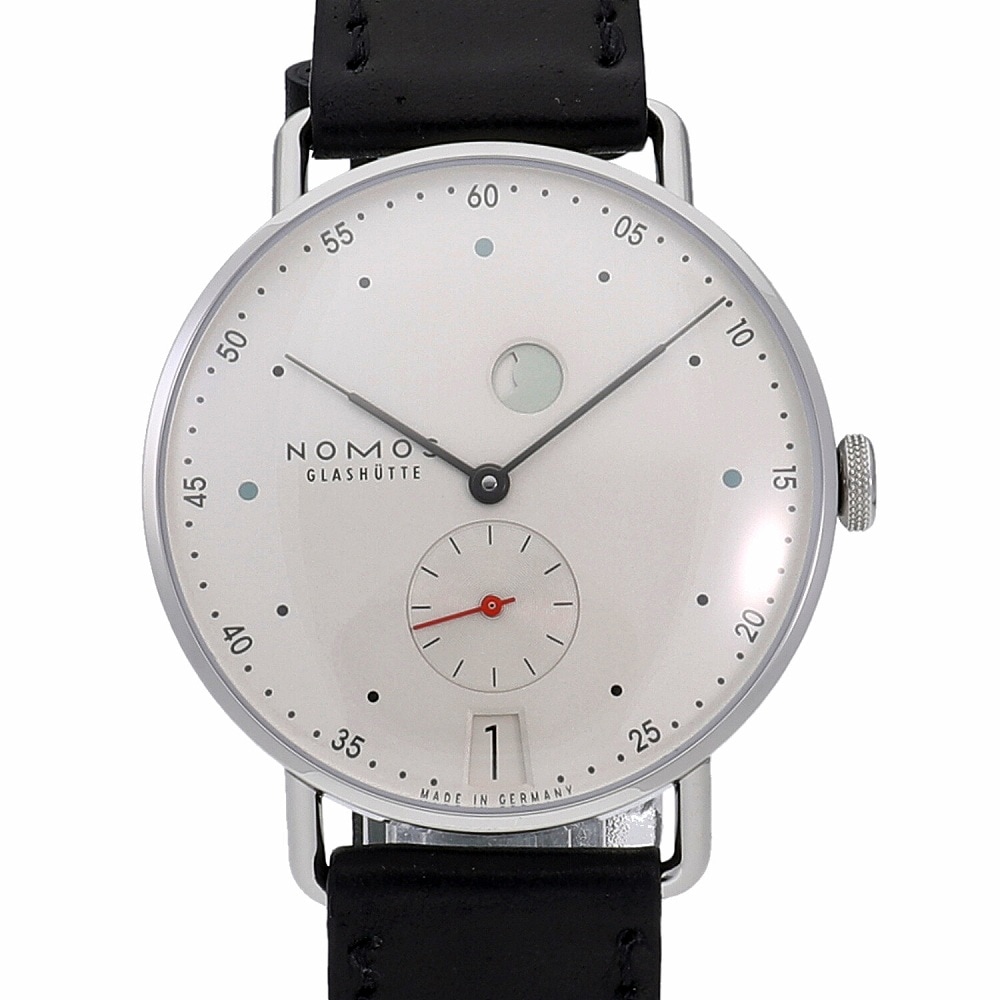 [新品]ノモス メトロ デイト パワーリザーブ MT1D4W2 / 1101 メンズ