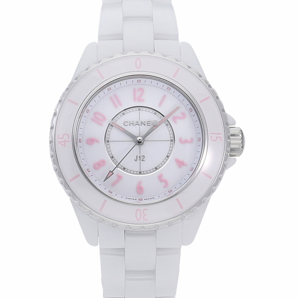[新品]シャネル J12 ピンクブラッシュ 33MM 世界限定1200本 H6755 レディース