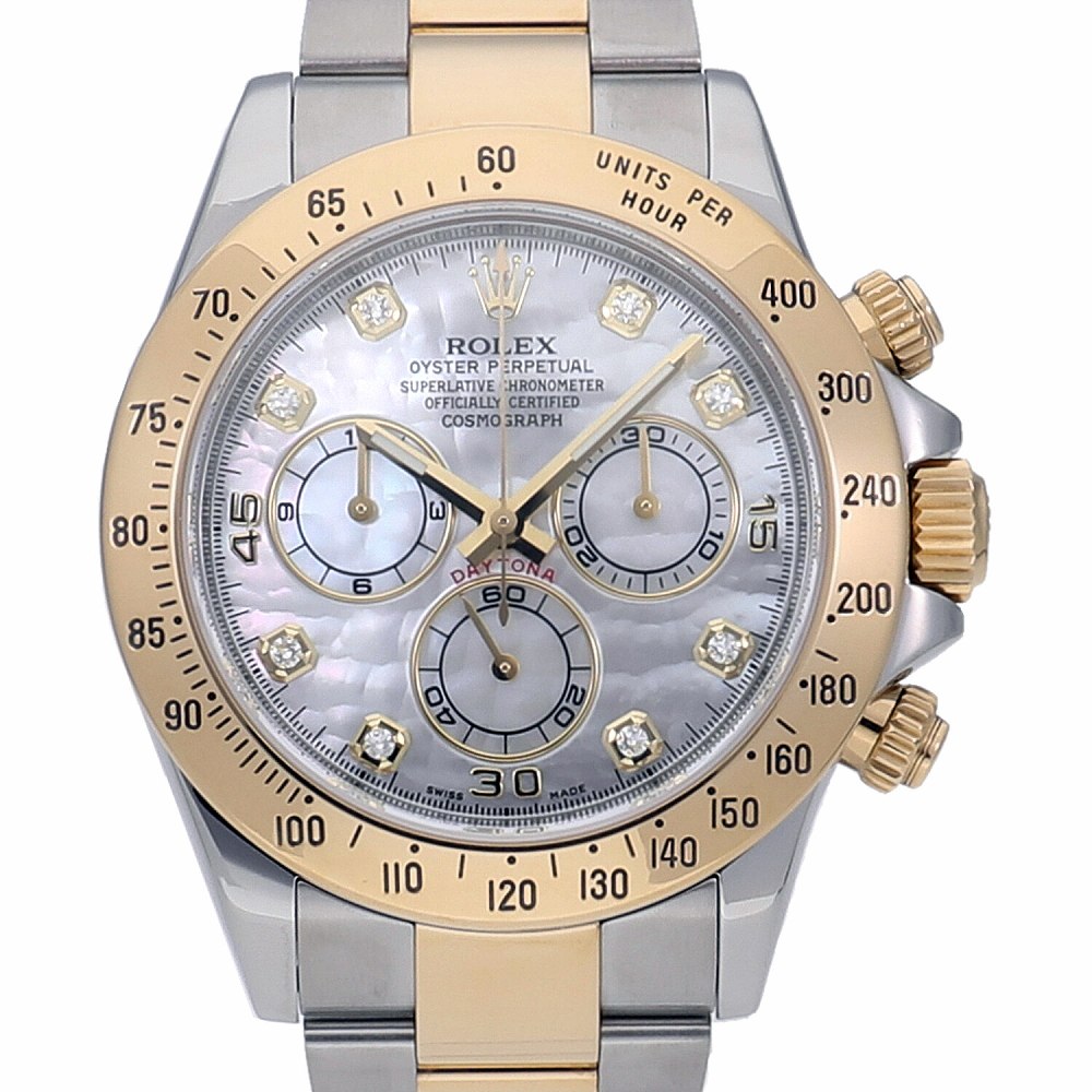 R3374 | [中古]ロレックス コスモグラフ デイトナ 8Pダイヤ 116523NG 