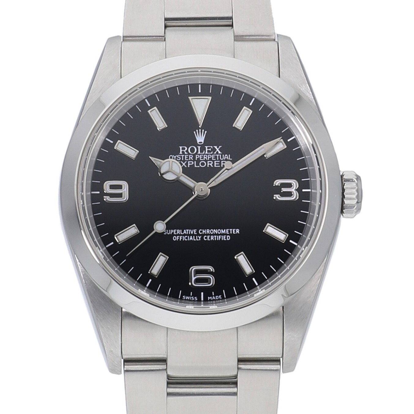 [中古]ロレックス エクスプローラー I ブラック 114270 Y番 メンズ