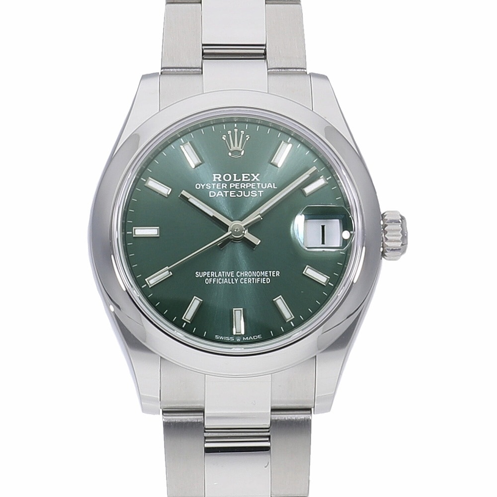 [新品]ロレックス デイトジャスト 31 ミントグリーン 278240 ユニセックス