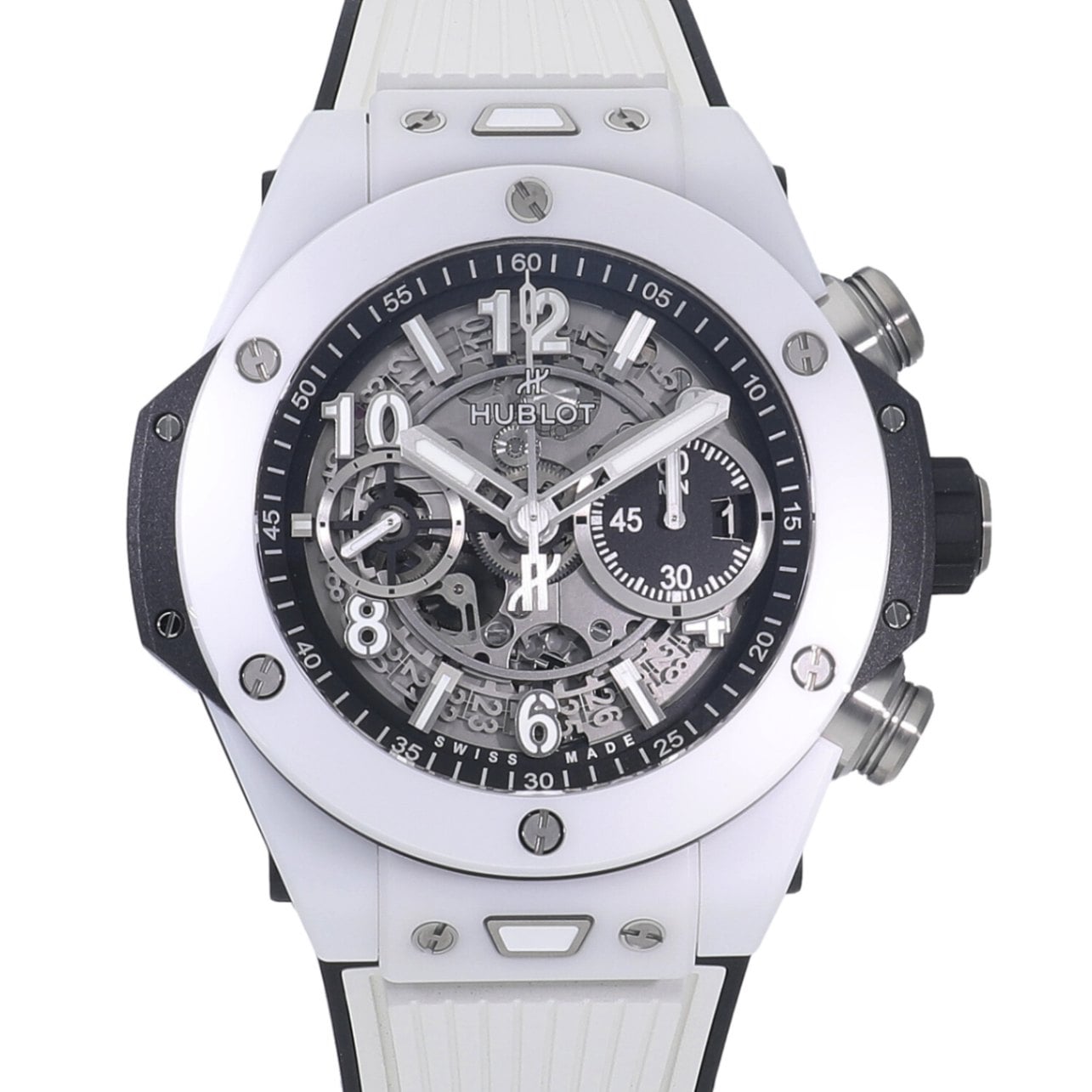 [新品]ウブロ ビッグバン ウニコ ホワイト セラミック 421.HX.1170.RX メンズ